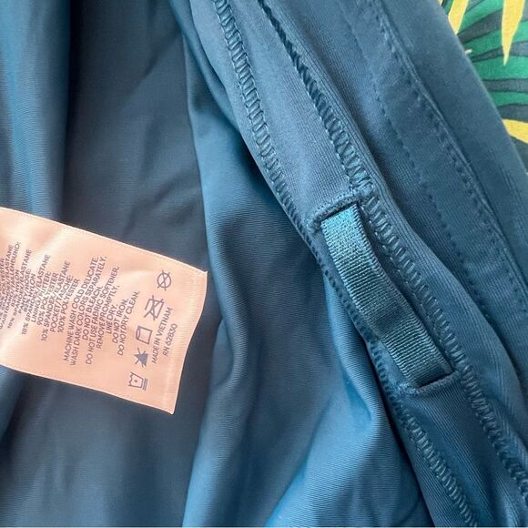 Lands End Women's 5in Quick Dry Swim Shorts w/attached Panty Sz 18W Palm Print - Picture 5 of 7